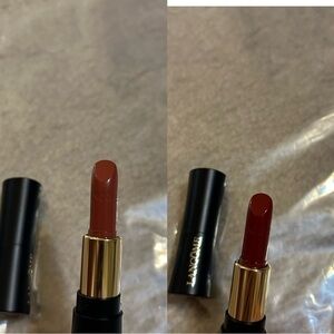 4* Lancome L'ABSOLU ROUGE CREAM LIPSTICK in 196 French Touch & 274 French Tea